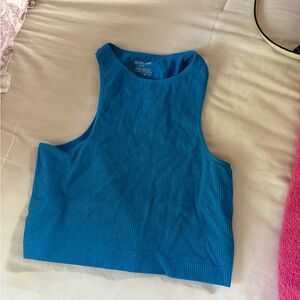 Garage Blue Crop Top